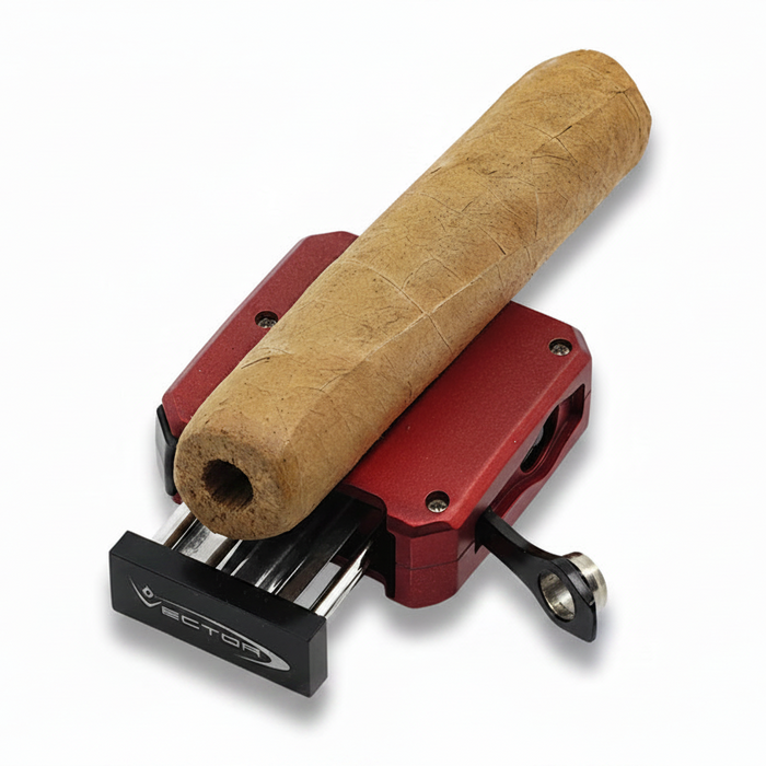 Vector VCube Cigar Cutter-Red Matte