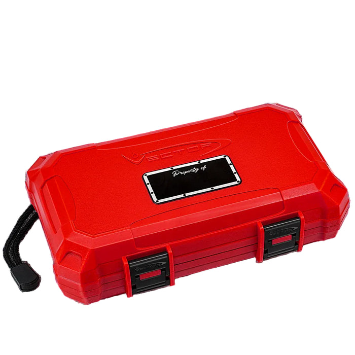 Vector Travelling Humidor-Red