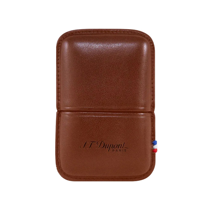 S.T. Dupont Line 2 Leather Lighter Case-Brown