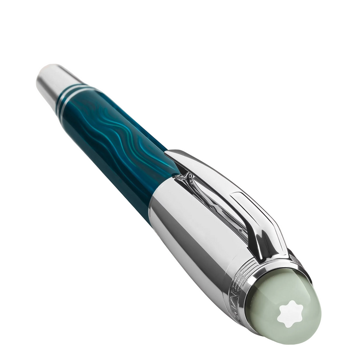 Montblanc Starwalker Polar Green Metal Fineliner/Rollerball Pen