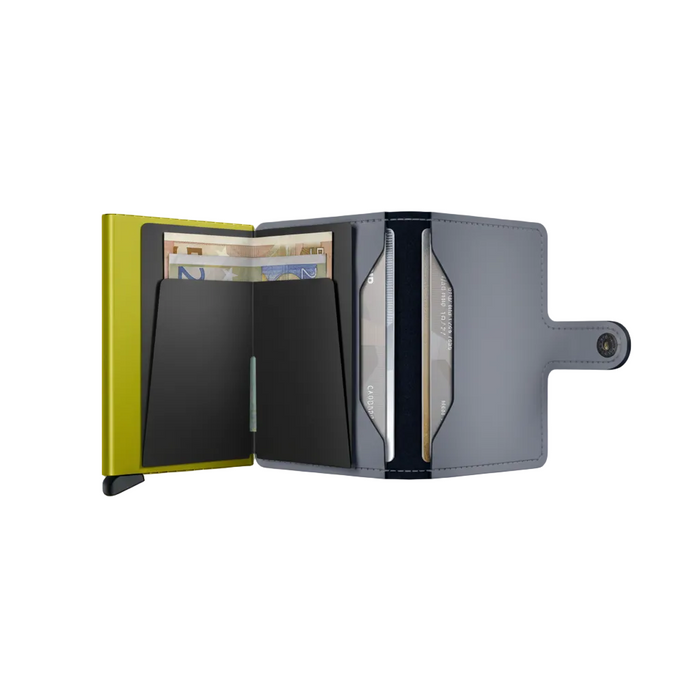 Secrid Mini Wallet Matte Grey-Lime