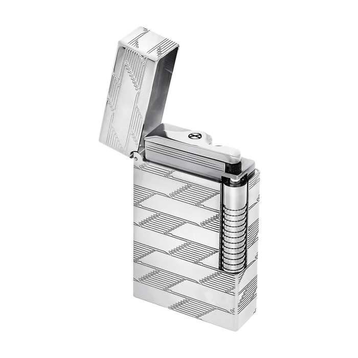 S.T. Dupont Le Grand 1872 Guilloche Monogram Lighter-Palladium