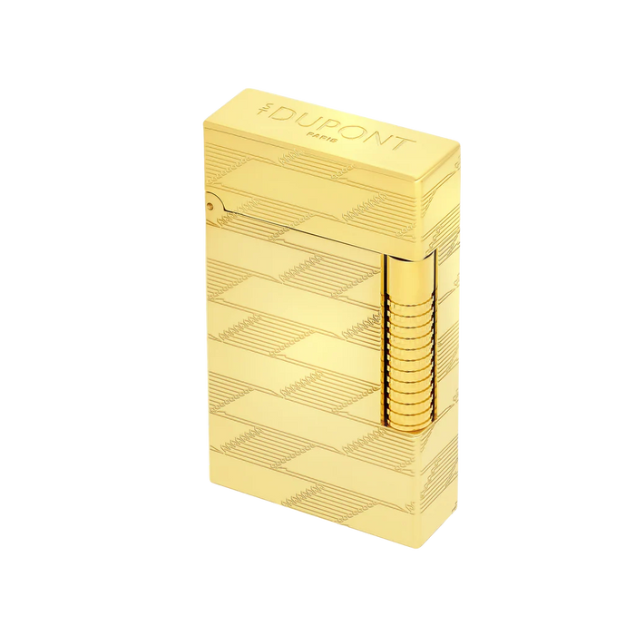 S.T. Dupont Le Grand 1872 Guilloche Monogram Lighter-Gold