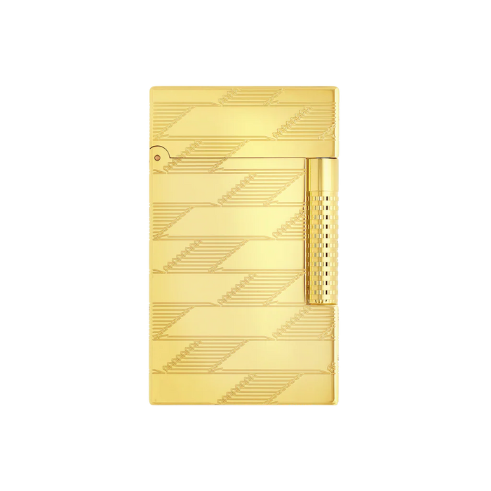 S.T. Dupont Le Grand 1872 Guilloche Monogram Lighter-Gold
