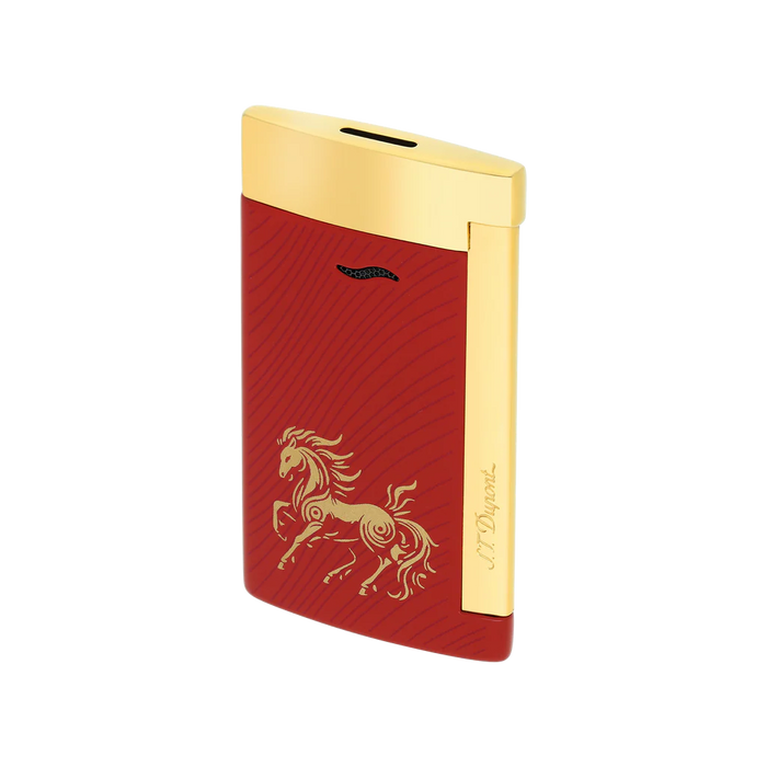 S. T. Dupont Slim 7 Lighter Year of the Horse-Burgundy and