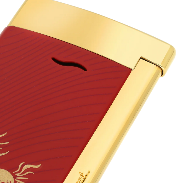 S. T. Dupont Slim 7 Lighter Year of the Horse-Burgundy and
