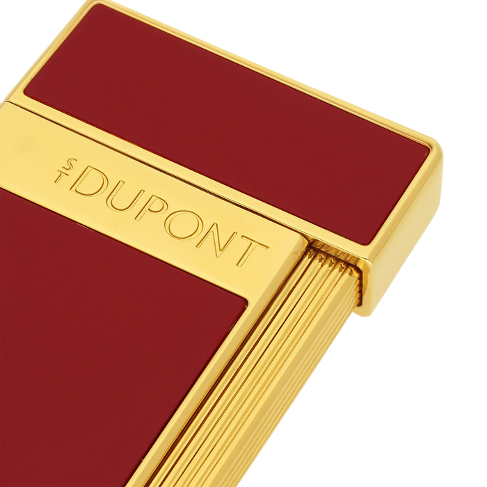 S.T. Dupont Slimmy Lighter-Lampone and Gold