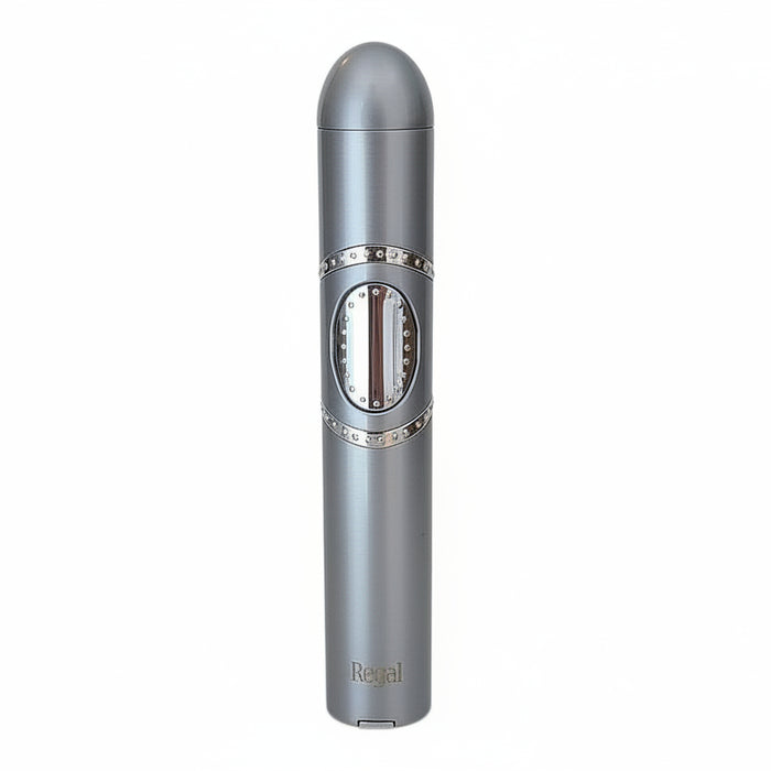 Regal Quad Cigar Lighter-Silver/Silver