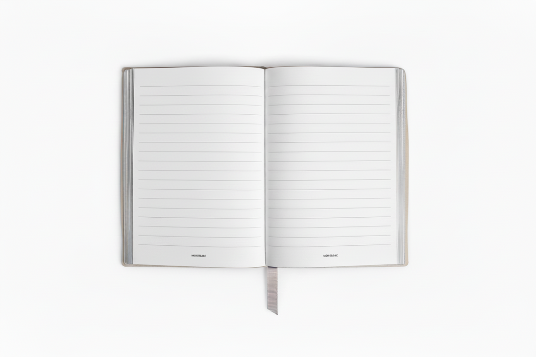 Montblanc Fine Stationery Lined Pages Notebook #146 Cloudy Baige (Medium)
