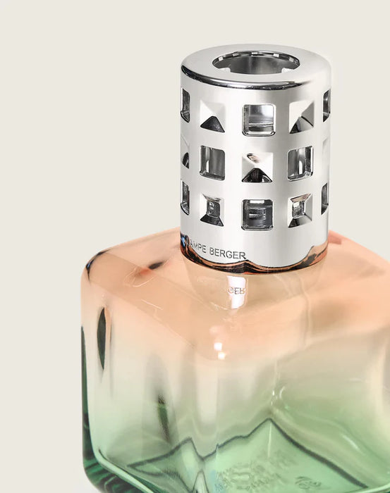 Maison Berger Cube Peach/Green Set with 250ml (8.5oz) Zest of Verbena