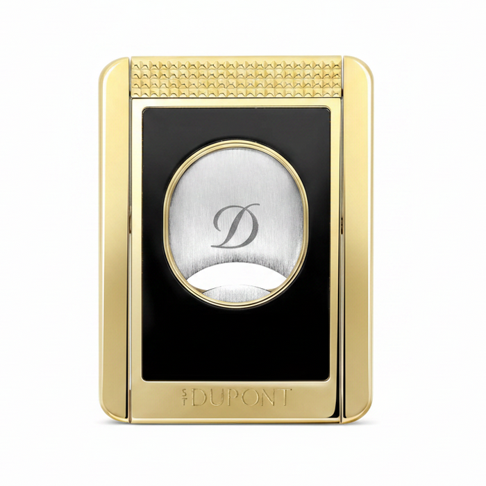 S. T. Dupont Cigar Cutter Stand-Black and Gold