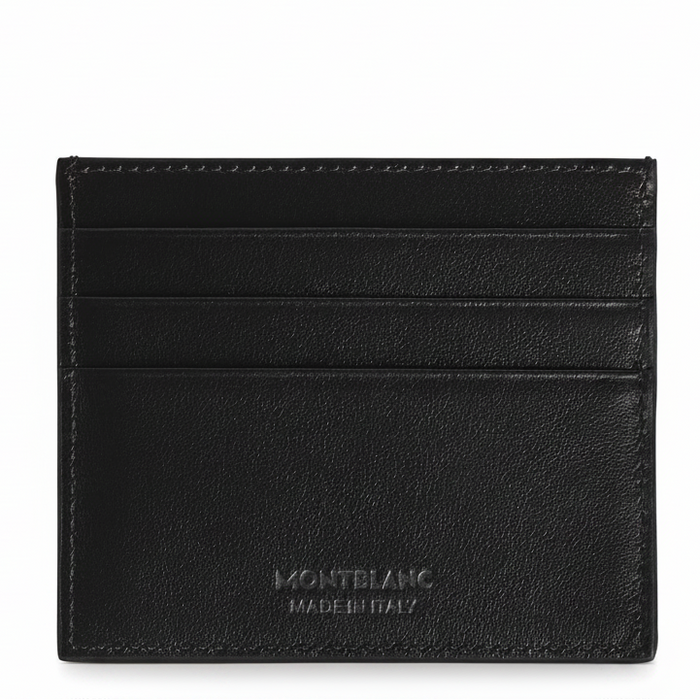 Montblanc Meisterstück 6CC Card Holder-Black/Ink Blue