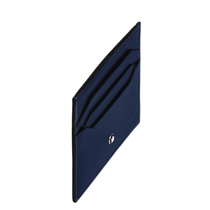 Montblanc Meisterstück 6CC Card Holder-Black/Ink Blue