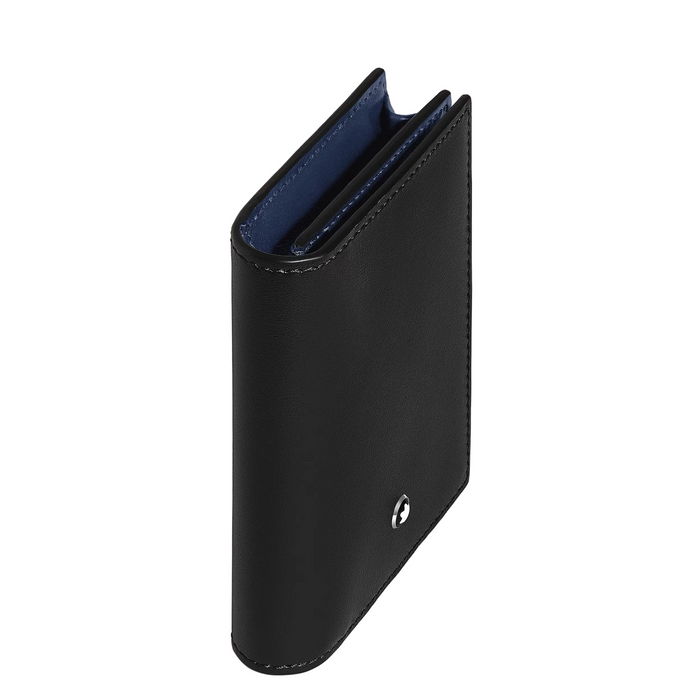 Montblanc Meisterstück 4CC Card Holder-Black/Ink Blue