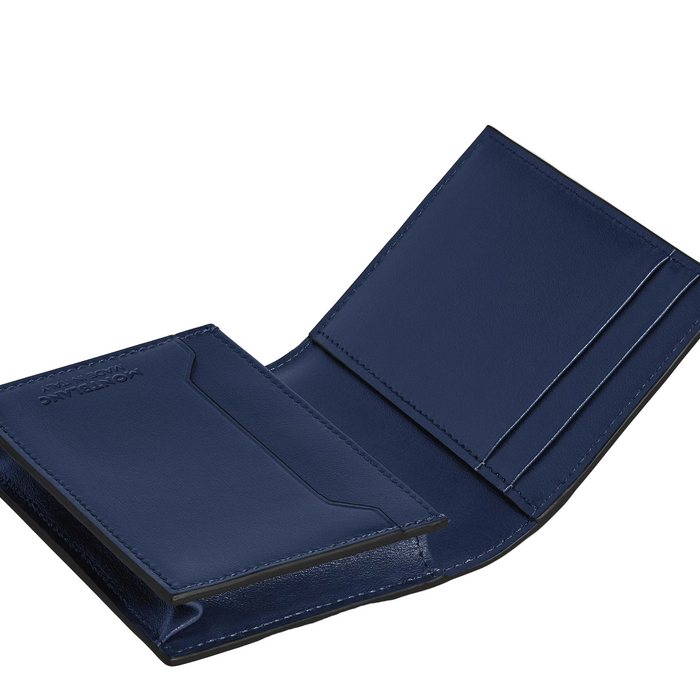 Montblanc Meisterstück 4CC Card Holder-Black/Ink Blue