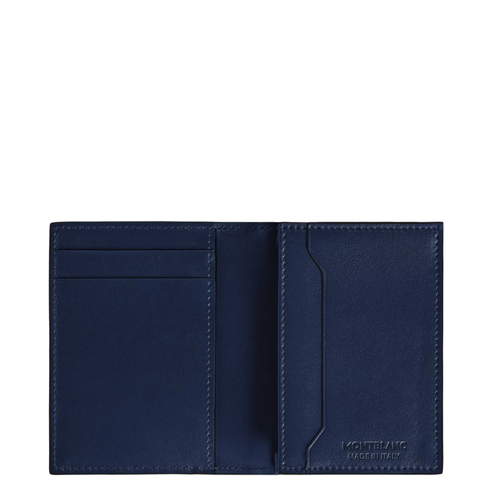 Montblanc Meisterstück 4CC Card Holder-Black/Ink Blue