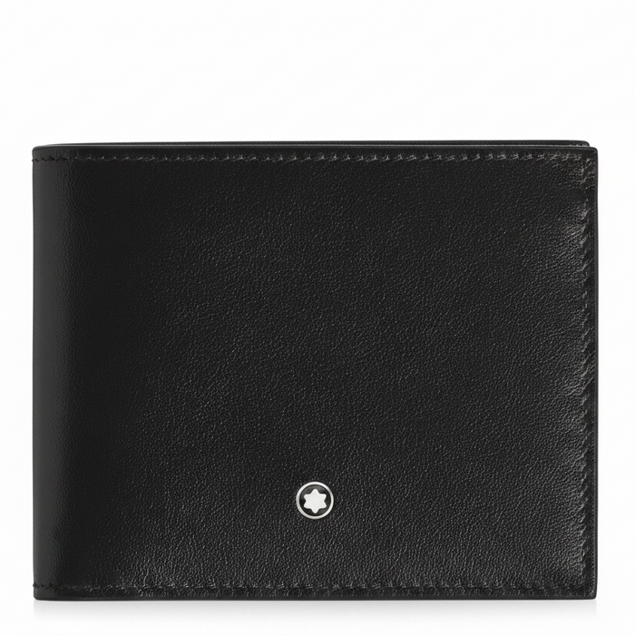 Montblanc Meisterstück 6CC Wallet-Black/Ink Blue