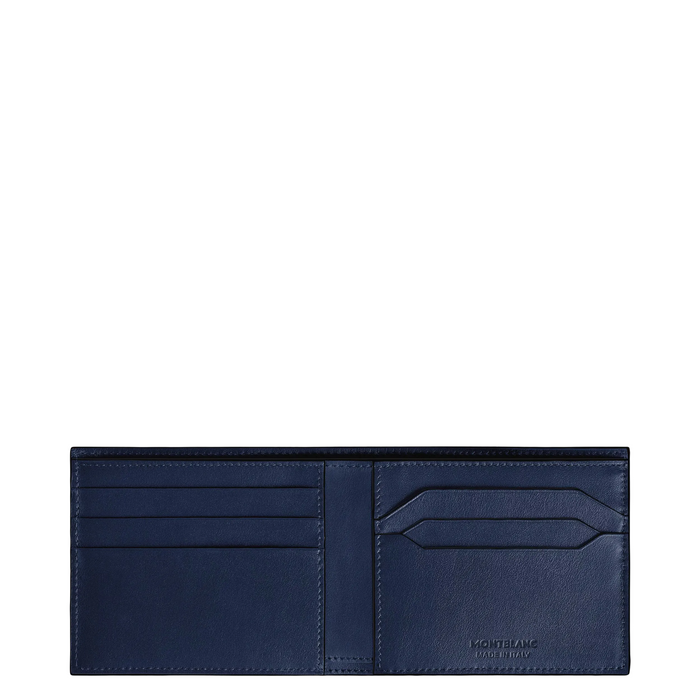 Montblanc Meisterstück 6CC Wallet-Black/Ink Blue