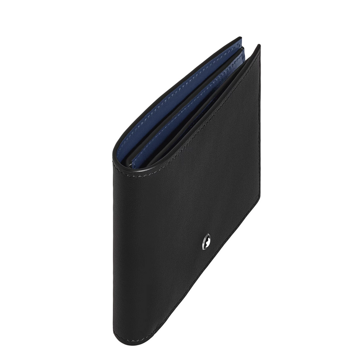 Montblanc Meisterstück 6CC Wallet-Black/Ink Blue