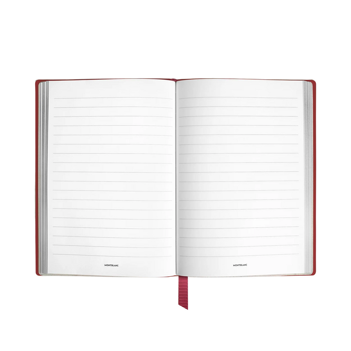 Montblanc Fine Stationery Lined Medium Notebook #146-Brick Red