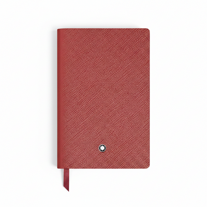 Montblanc Fine Stationery Lined Small Notebook #148-Brick Red