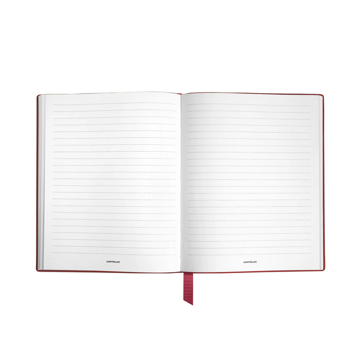 Montblanc Fine Stationery Lined Small Notebook #148-Brick Red