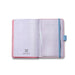 Open Sheaffer small hardbound pink notebook with Eiffel Tower design, part of the Sheaffer Emily in Paris gift set, model G232151-4