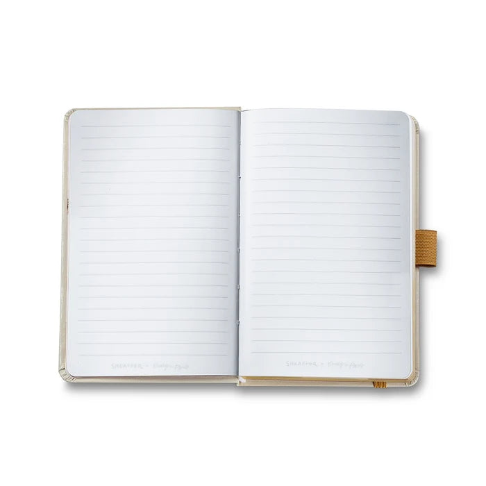 Sheaffer 100 Emily in Paris Champagne Gold Ballpoint Pen with Champagne Gold Trim and Notebook