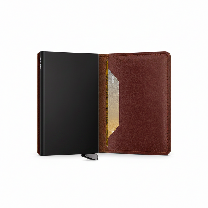 Secrid Slim Wallet Basco Premium Brown