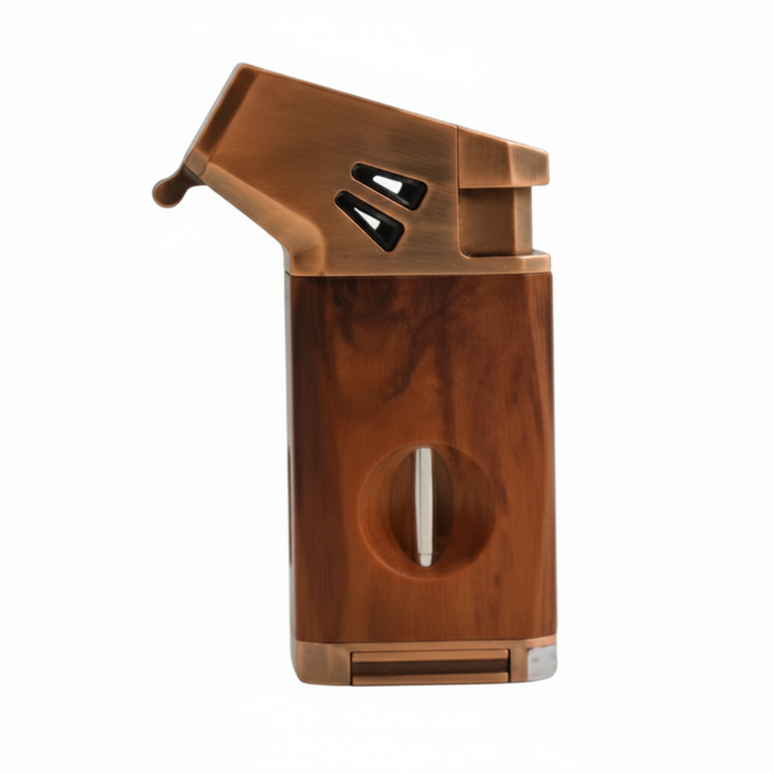 Regal Pistol V Lighter-Red Wood