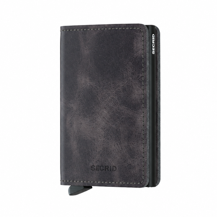 Secrid Slim Wallet Vintage Grey-Black