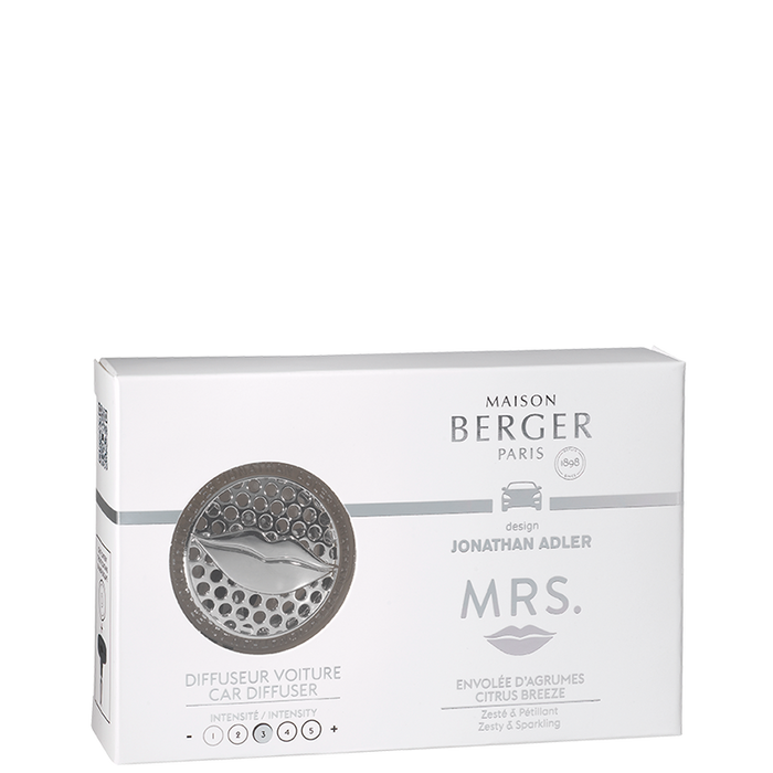 Maison Berger Car Diffuser Set Mrs.-Citrus Breeze
