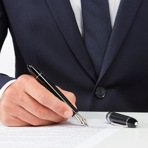 Montblanc Meisterstück 149 Platinum Coated Fountain Pen