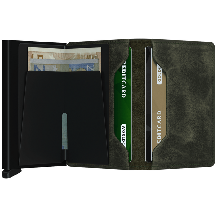 Secrid Slimwallet Vintage Olive-Black