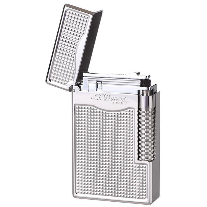 S.T. Dupont Le Grand Lighter-Palladium Diamond Head