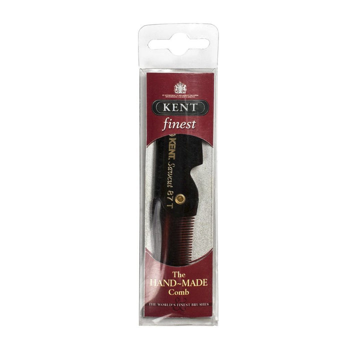 Kent 87T Hand-finished Folding Beard and Moustache Comb