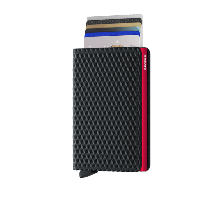 Secrid Slimwallet Cubic Black-Red