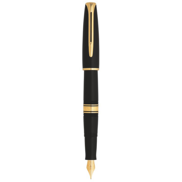 Waterman Charleston Fountain Pen Black w/Gold Trim