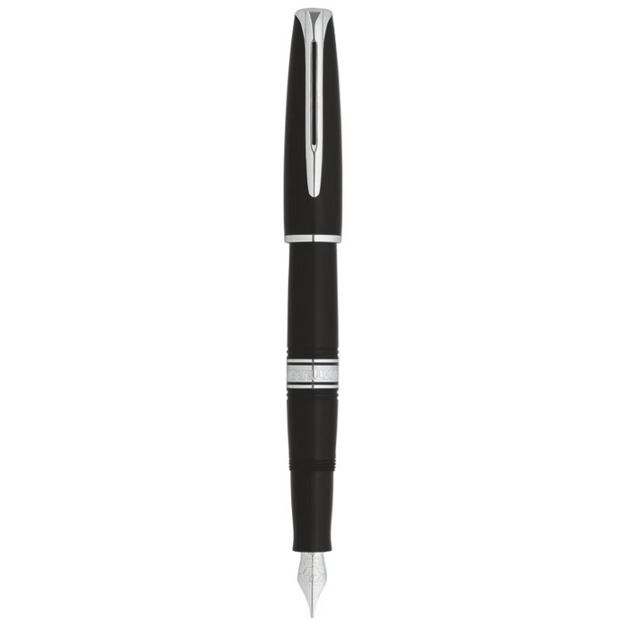 Waterman Charleston Fountain Pen Black w/Chrome Trim