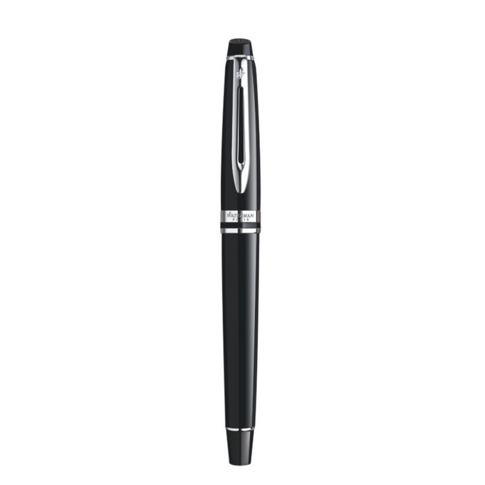 Waterman Expert Fountain Pen Black w/ Chrome Trim