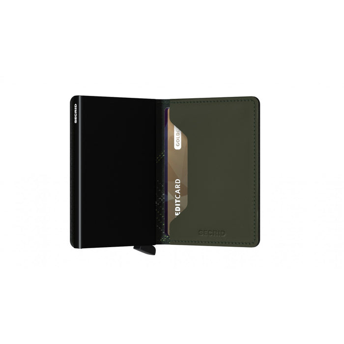 Secrid Slim Wallet Stitch Linea Lime