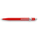 Caran d'Ache 844 Mechanical pencil in red featuring a light-aluminum hexagonal body. Model Caran d'Ache 844.070