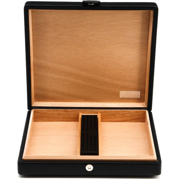 Zino Travel Humidor Soft Leather Black
